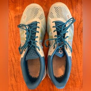 On Running Cloud Women’s Size 9 Blue & White Running Shoes – Swiss Engineering